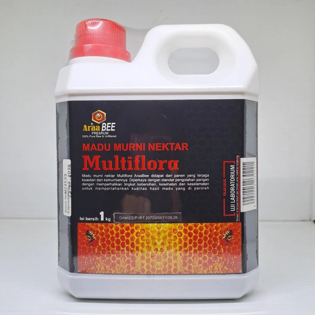 

Madu Murni Multiflora 1kg Madu Asli Raw Honey