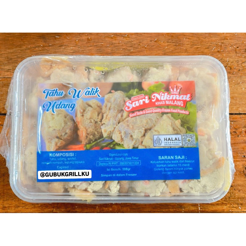 

Tahu Walik Udang Sari NIkmat Isis 20/500gr