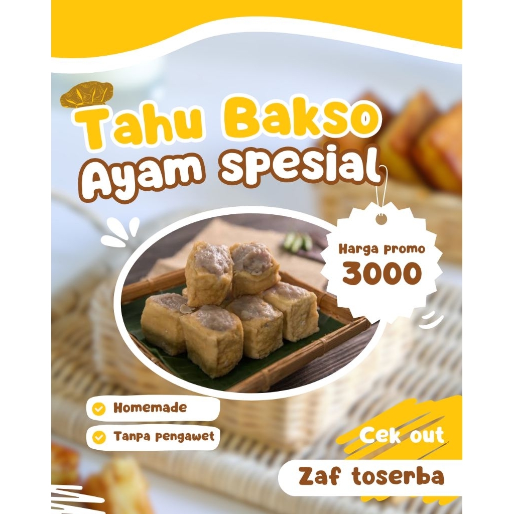 

tahu Bakso ayam spesial isi 10pcs