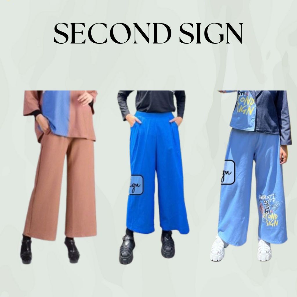 Celana By Second Sign Original Kulot / Jogger Pant