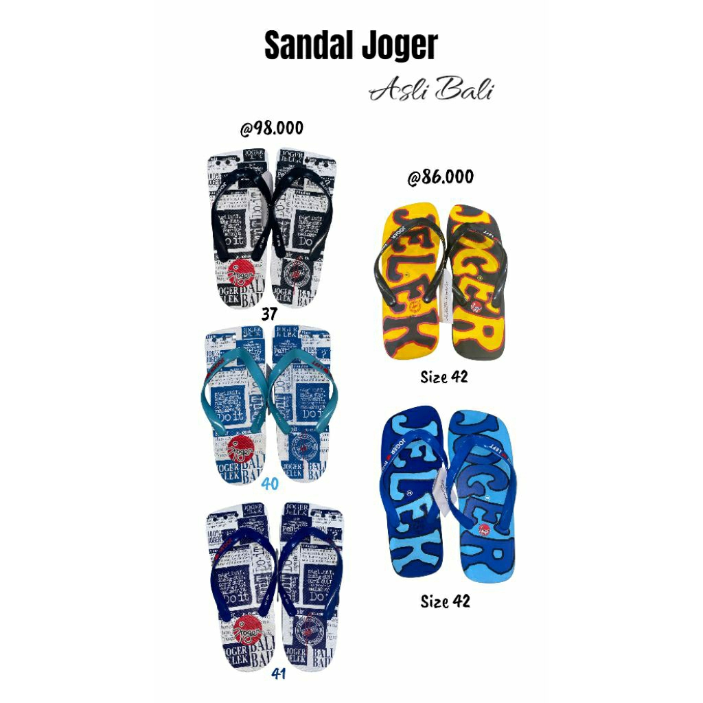 Sandal JOGER asli Bali