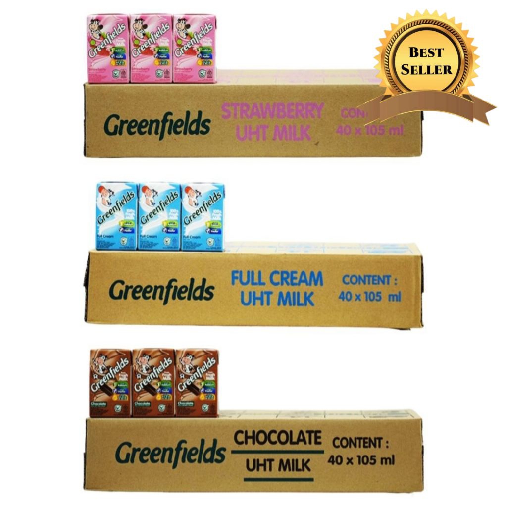 

TERMURAH‼️Susu Greenfileds Kemasan 105ml/40 Kotak