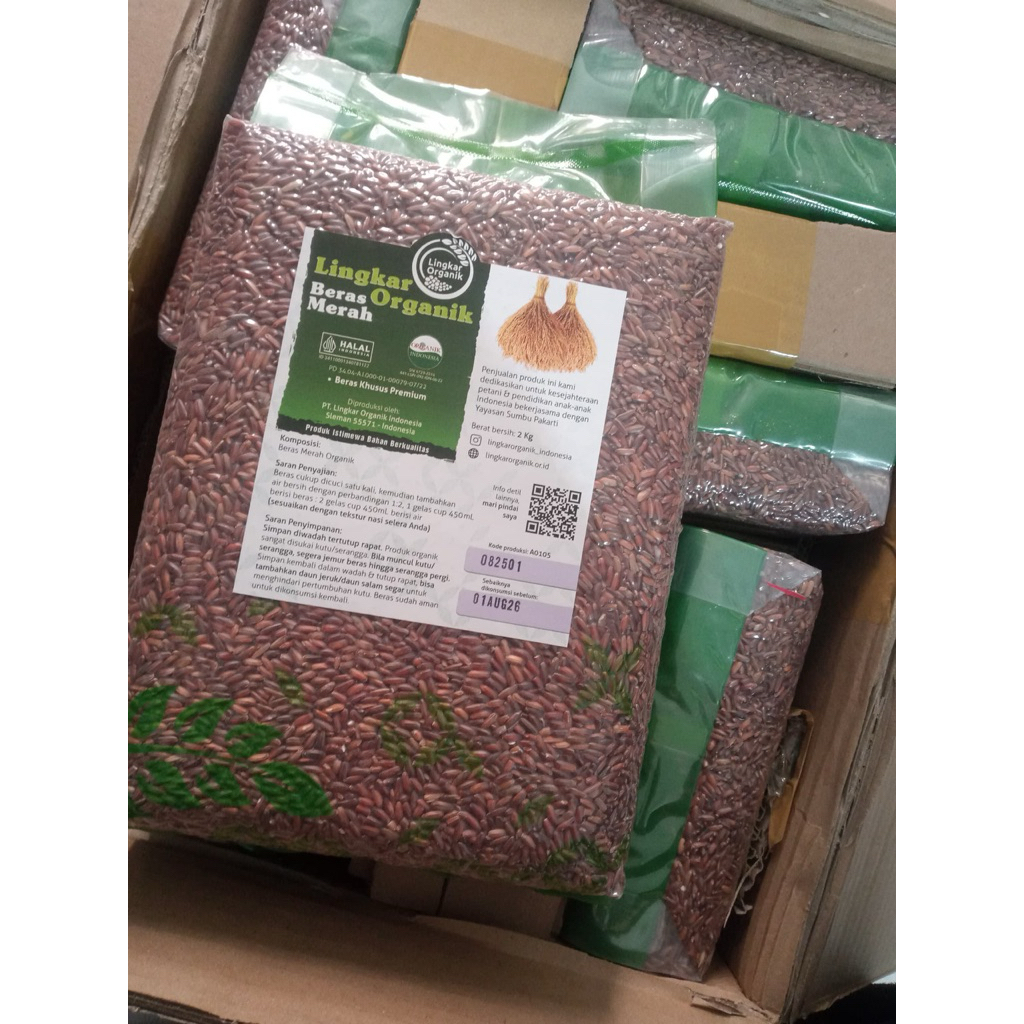 

Lingkar Organik Beras Merah 2kg