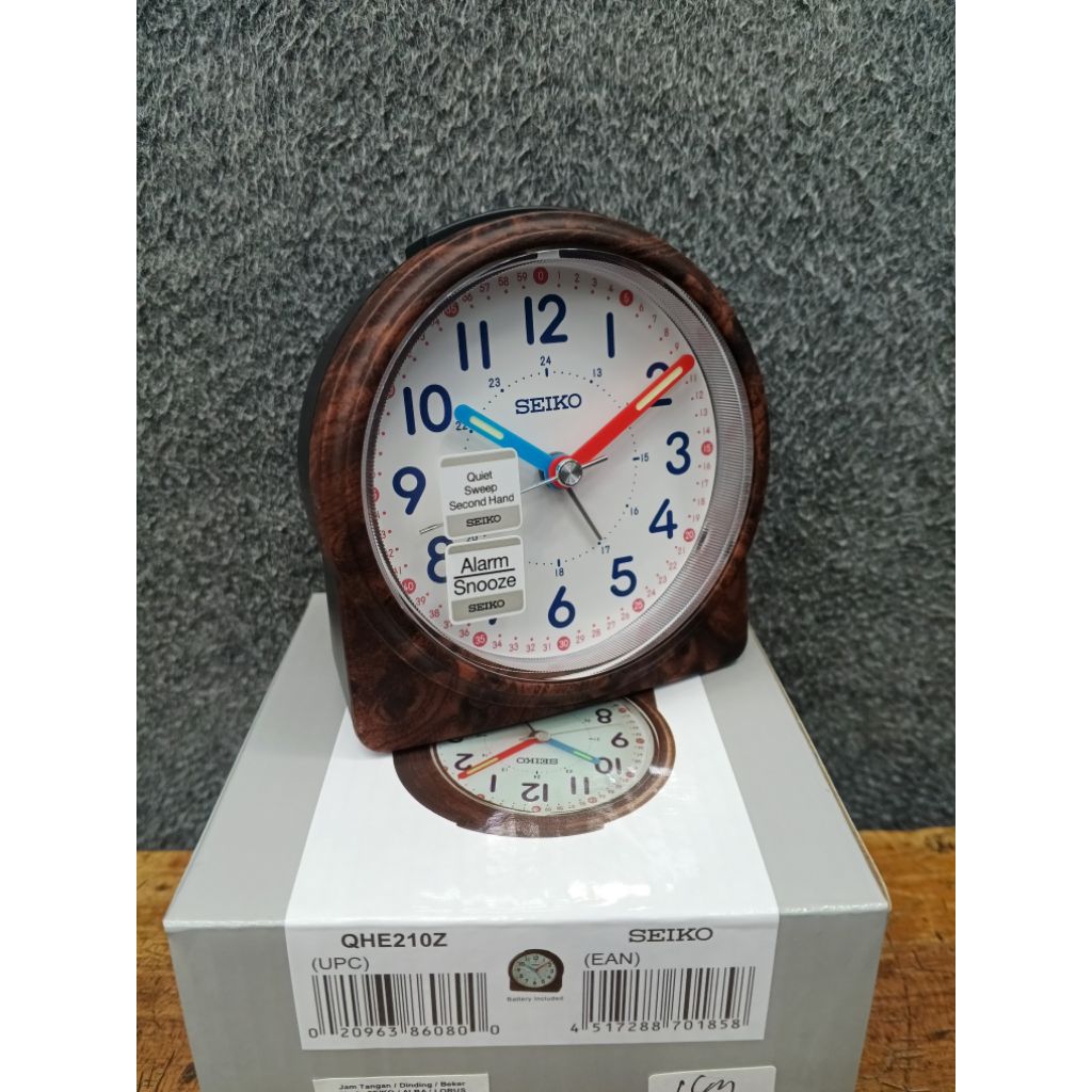 Seiko QHE210Z#QHE210#QHE210Z#Seiko QHE210#Jam weker Seiko QHE210#Alarm Desk Clock Seiko QHE210Z