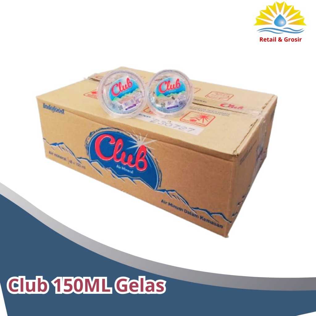 

Club 150 Ml Gelas isi 48 Pcs