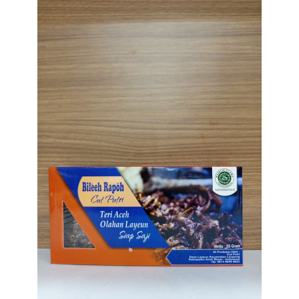 

bileh rapoh, teri aceh olahan layeun