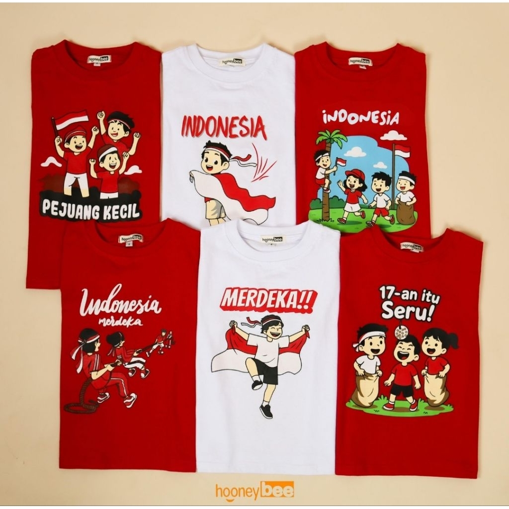 KAOS MERAH PUTIH ANAK ANAK KAOS MERDEKA