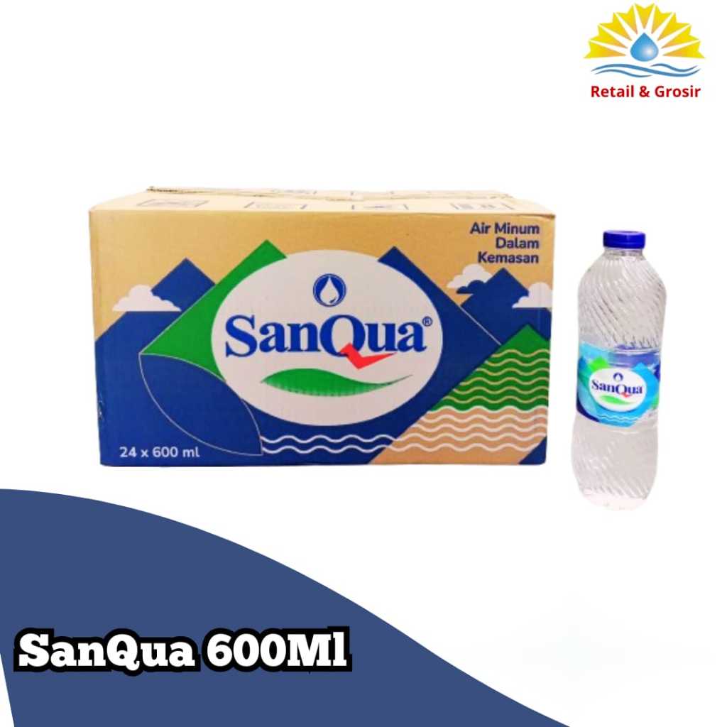 

Sanqua 600ml isi 24 botol