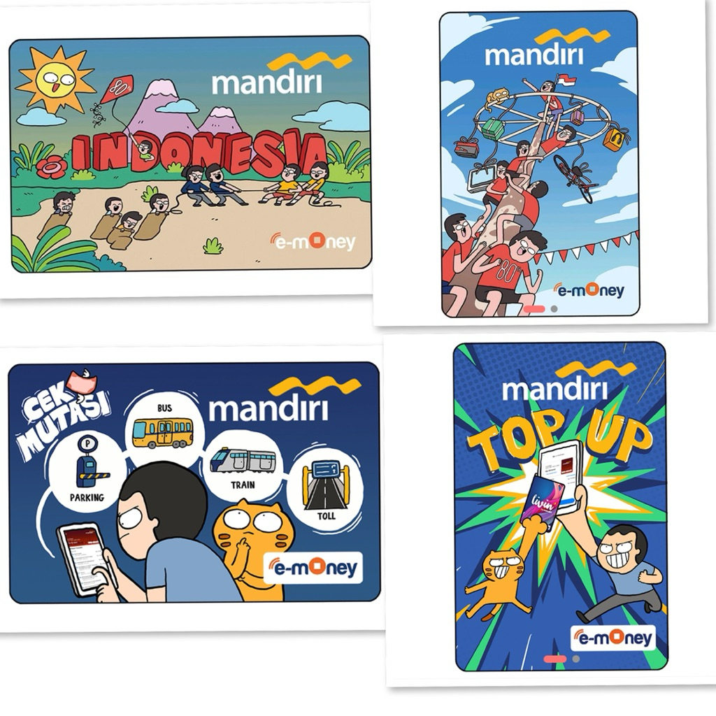 E-Money Mandiri Edisi Tahi Lalats Indonesia 80 th