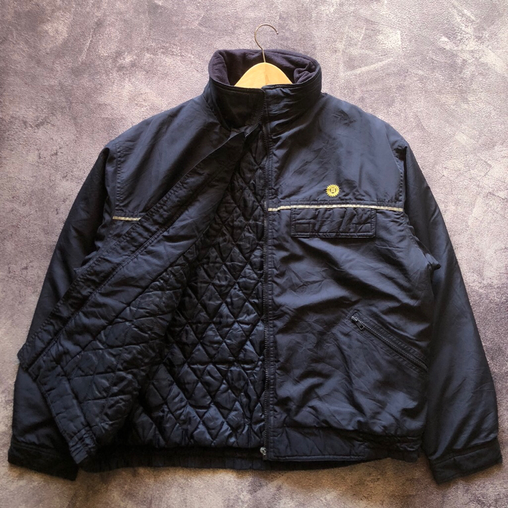 Puffer Motorcycle Jacket Second Size XL,Biker racing puffer jacket berkendara second jacket bulu ang