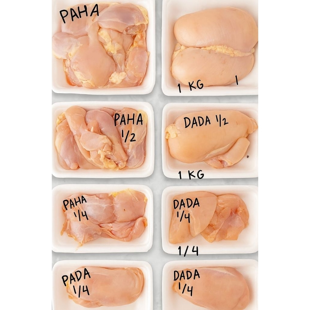 

Daging Dada Ayam Tanpa tulang&kulit 1kg