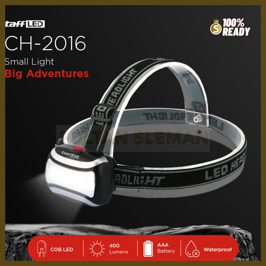 [PROMO] Headlamp / Senter Kepala / Headlamp Anti Air LED COB Headlight / Senter Lampu Kepala