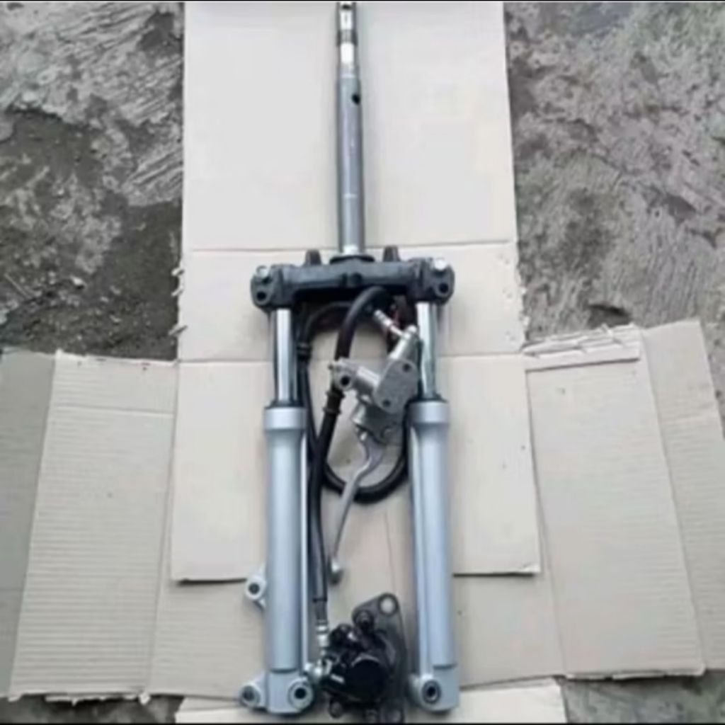 SHOCK DEPAN 1SET MOTOR MIO SPORTY, MIO SMILE ORIGINAL COPOTAN SIAP PAKAI