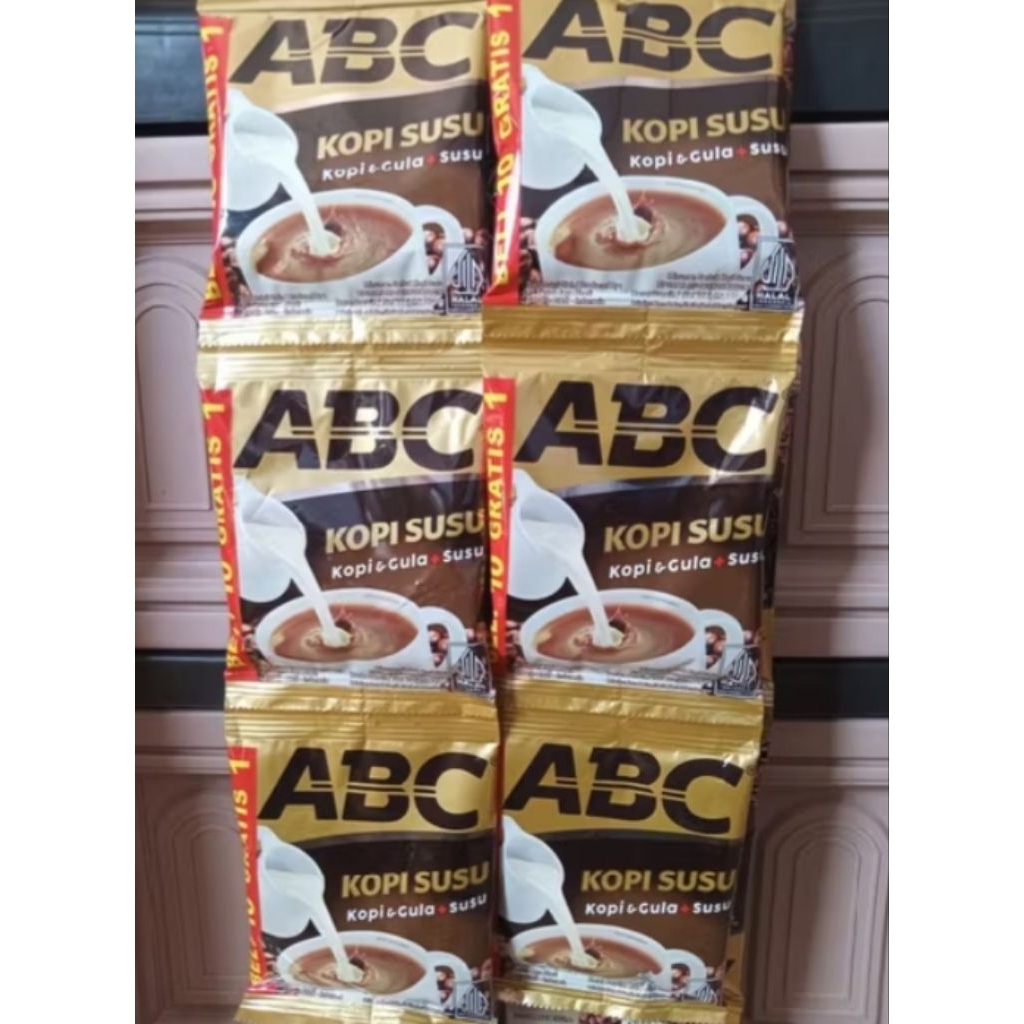 

Kopi ABC Susu 1 Renceng Isi 10Sachet