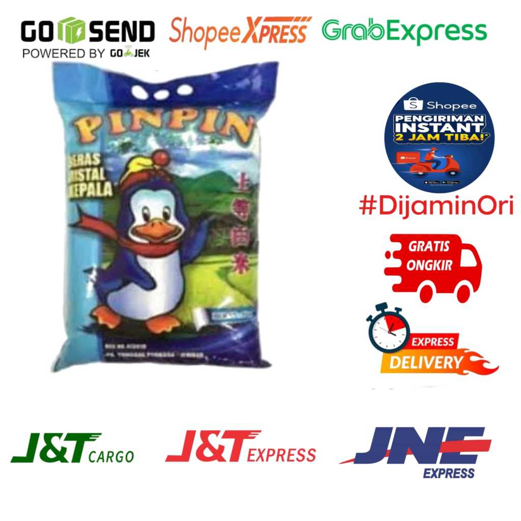 

Beras Premium Super Punel PINPIN 5kg (isi 2pcs & 4pcs)