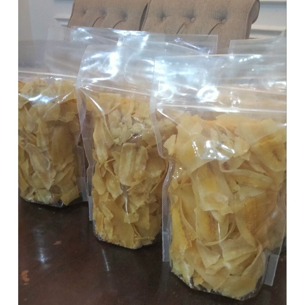 

Kripik Pisang Asin Gurih Renyah