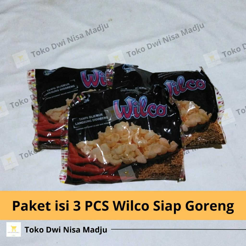 

Paket Isi 3 PCS Wilco 350 Gram | Kerupuk Welco | Kerupuk Wilco