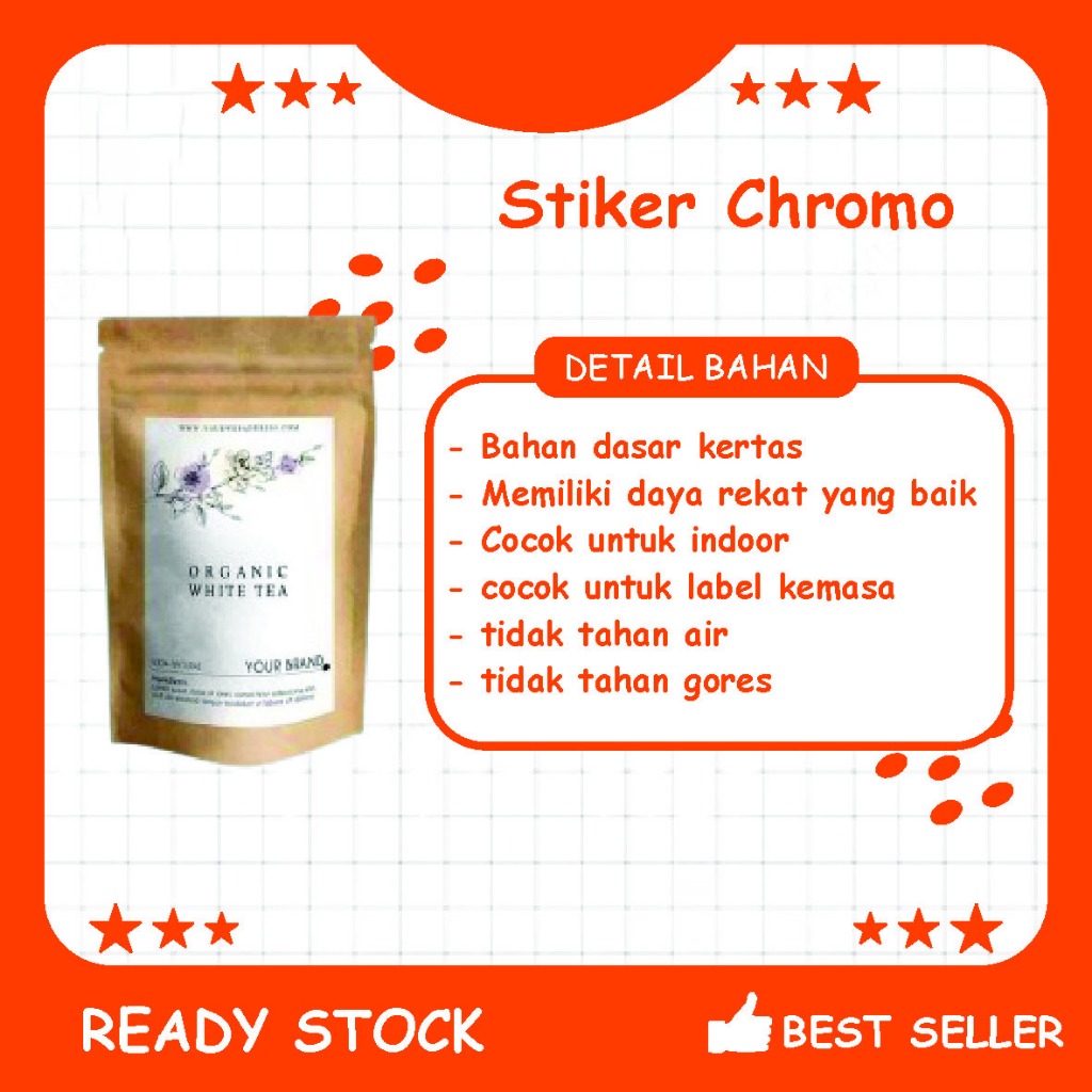 

Cetak, Print Cutting Stiker Chromo Quantac A3+ Custom