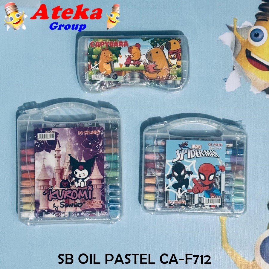 

[1PCS] OIL PASTEL KARAKTER CA-F712 CA-F18 CA-F24 12WARNA 18 WARNA 24 WARNA CRAYON