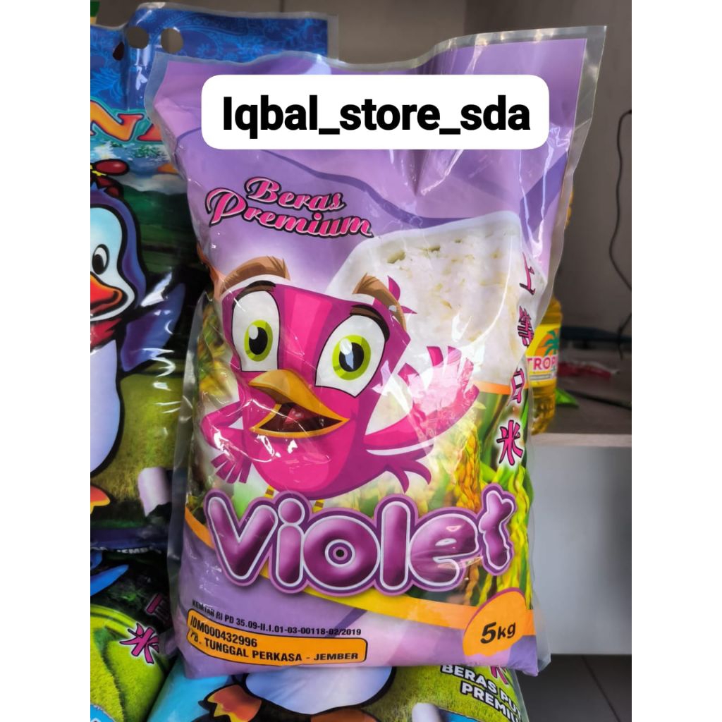 

beras premium violet 5kg