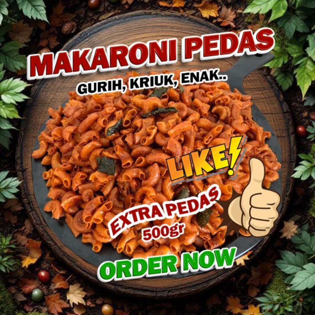 

Makaroni Cikruh Original Pedas Daun Jeruk Viral 1KG Cemilan Sultan Cianjur Grosir Termurah Onlen ea