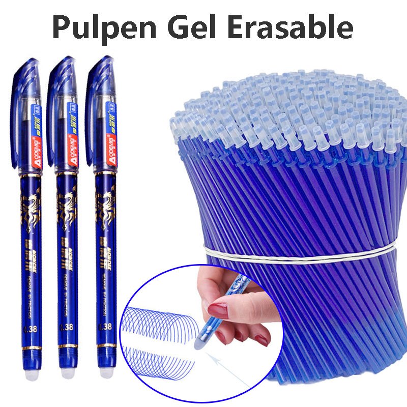 

SET PULPEN AJAIB [3 Pena + 30 Refill] - Tinta Bisa Dihapus 0.5mm, Paket Hemat untuk Sekolah - Perlengkapan Masuk Sekolah