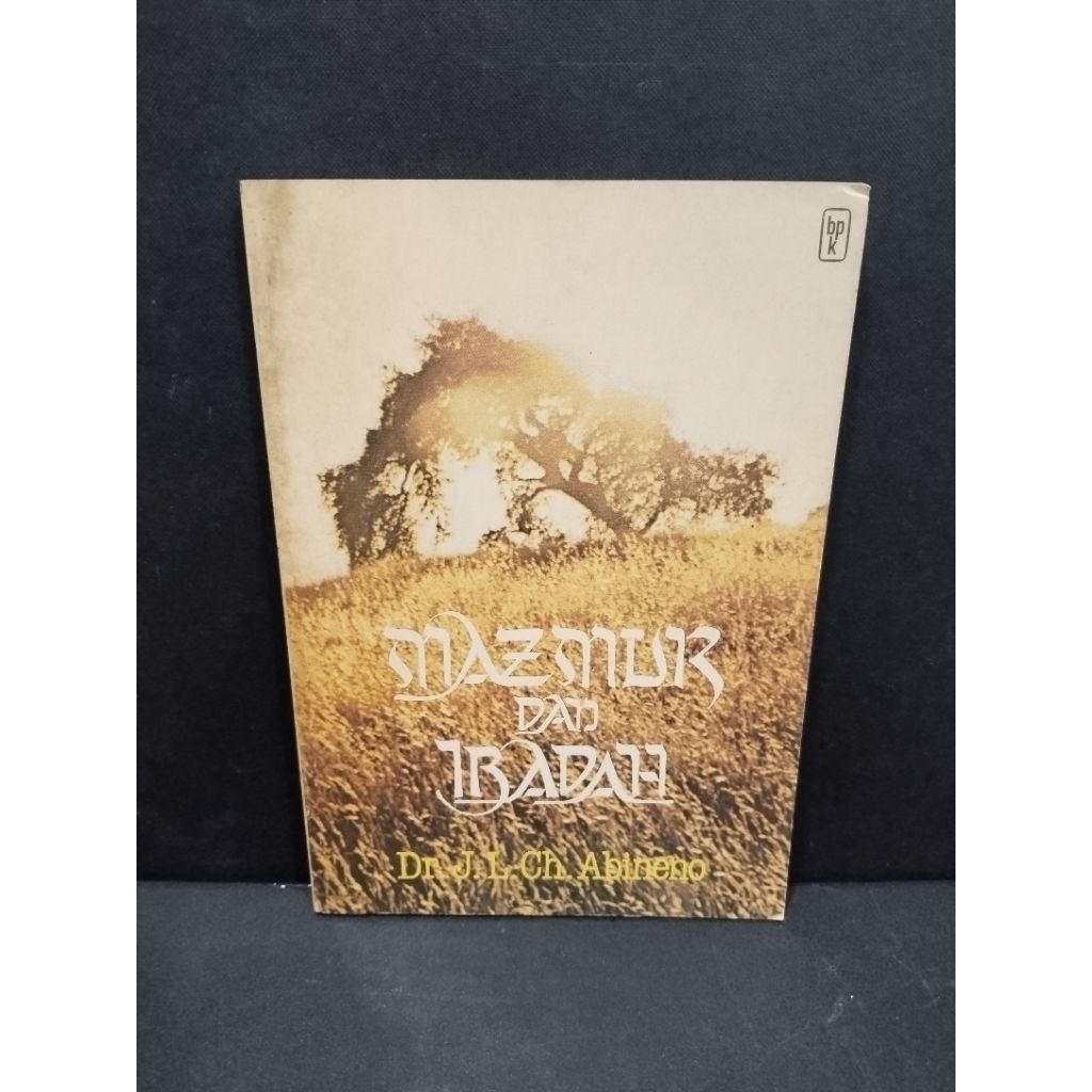Buku original MAZMUR DAN IBADAH by Abineno