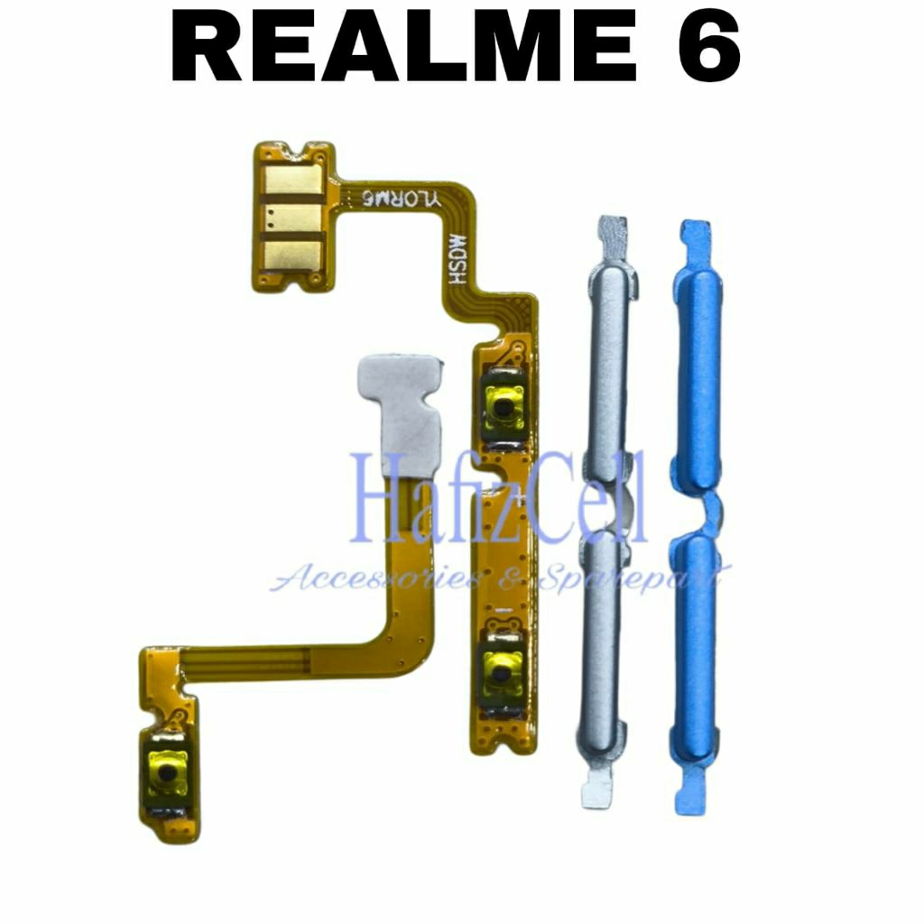 TOMBOL LUAR VOLUME + FLEXIBLE ON OFF VOLUME HP REALME 6