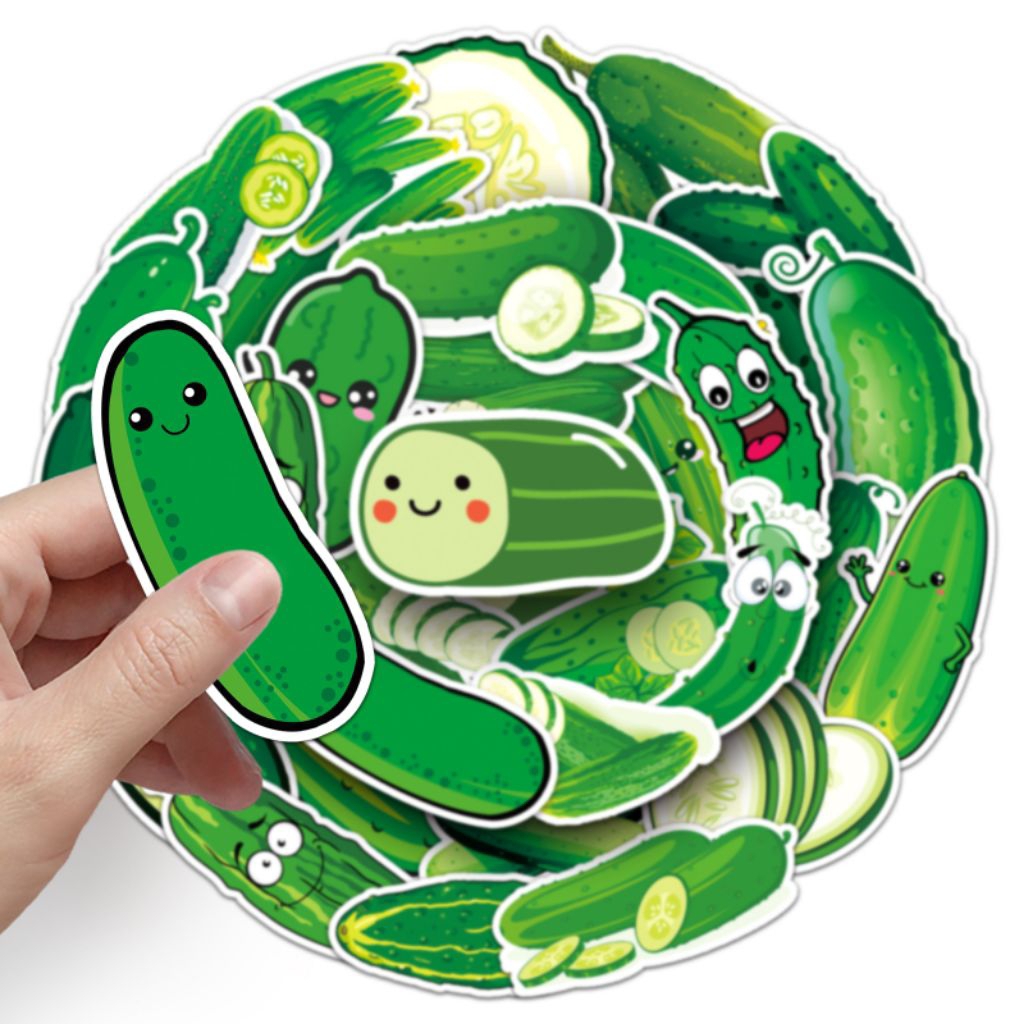 

[50 Pcs] DECO STICKER | STICKER DIY | JURNAL AESTHETIC [DS-123] TIMUN MENTIMUN FRUITS BUAH-BUAHAN SAYURAN Sticker Koper, HP Laptop Tumbler Komputer