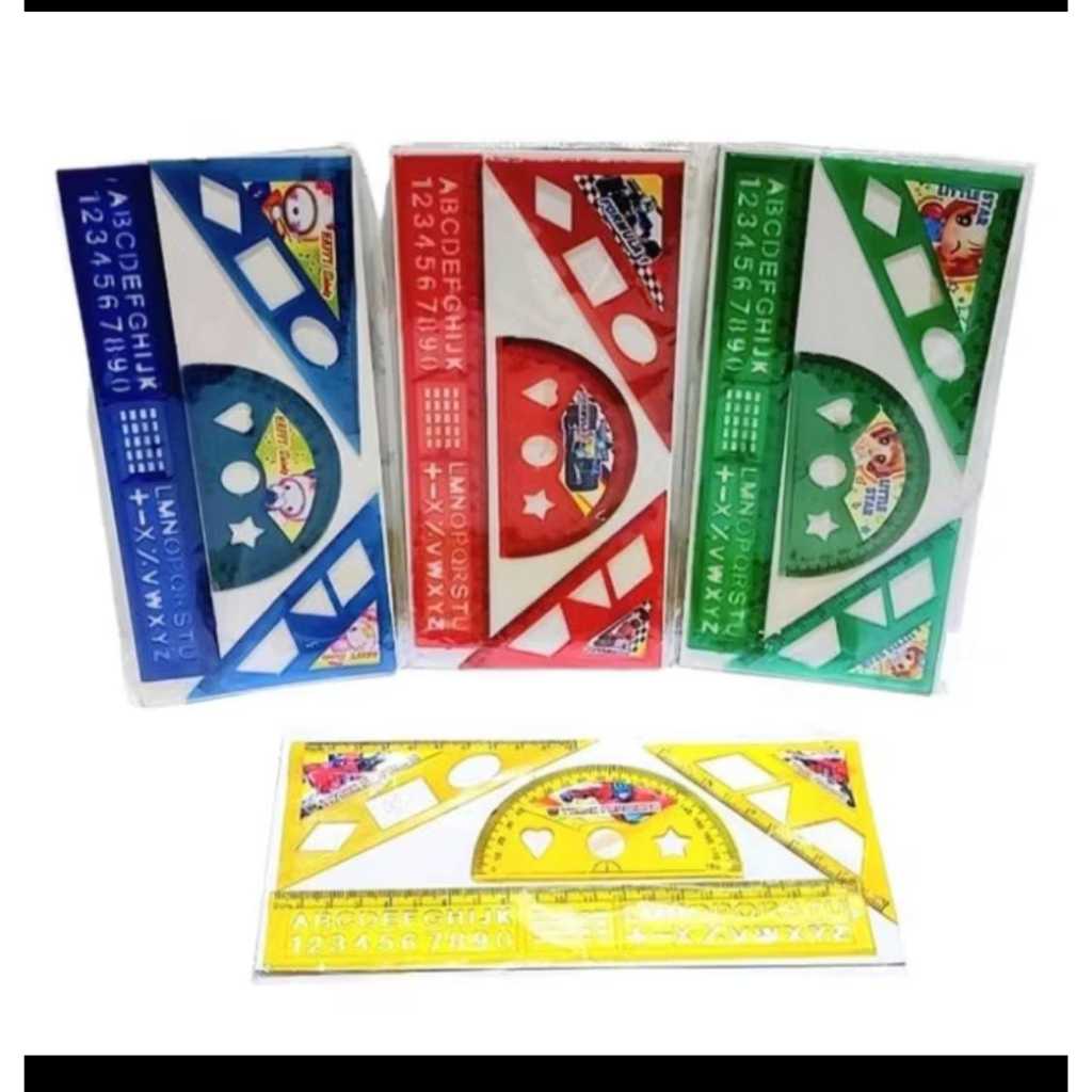 

Toska Mart - Penggaris Set 4 pcs