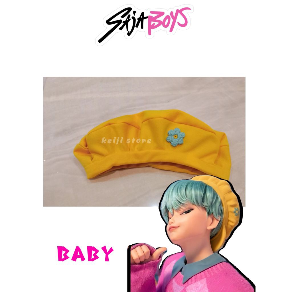 Baby Saja Boys Topi Baret / K-Pop Demon Hunter Cosplay