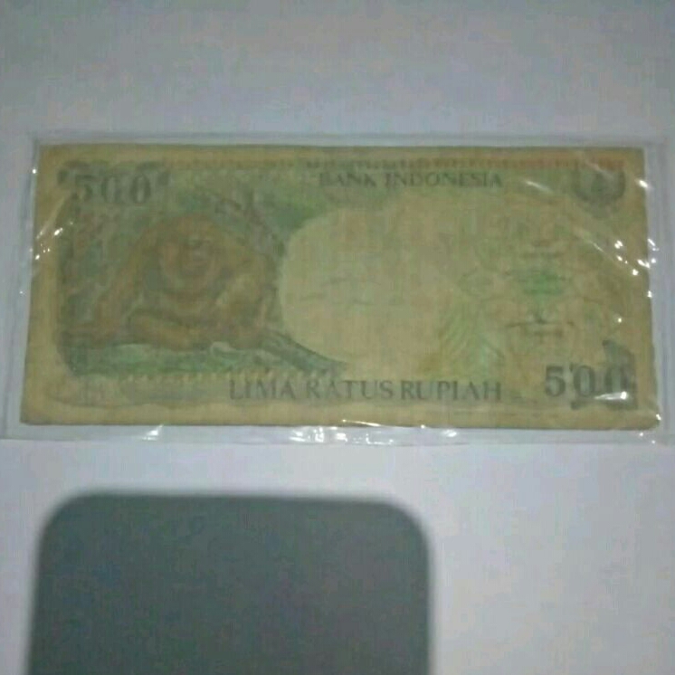Uang Kuno 500 Rupiah Monyet Orang Utan 100% Original