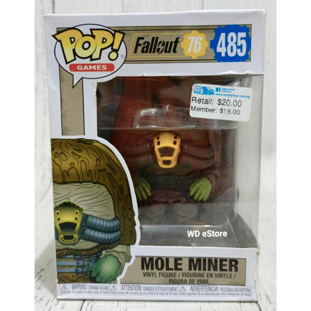 Figure Funko Pop Games Fallout, Mole Miner