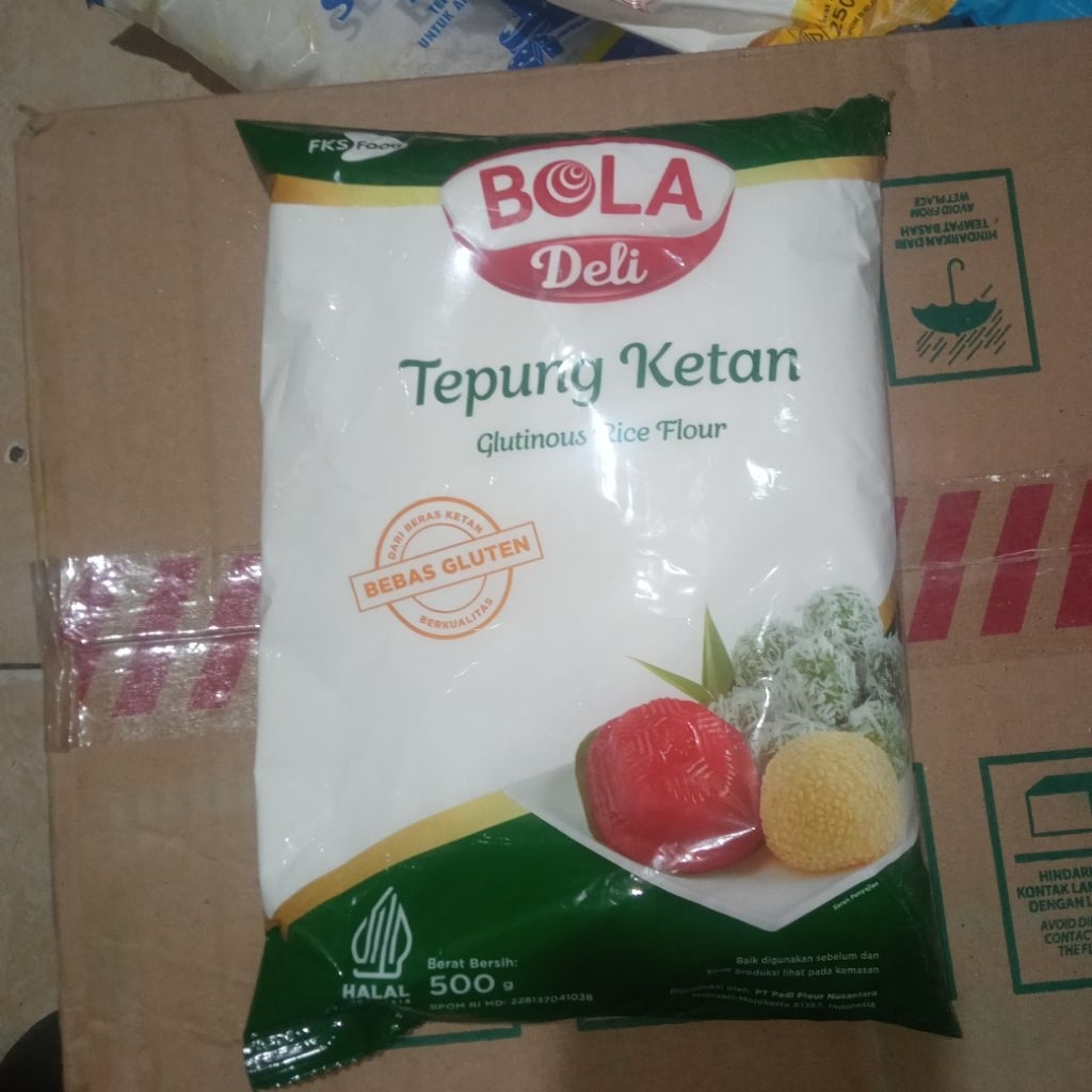 

Tepung Ketan Kemasan Bola Deli 500 Gram