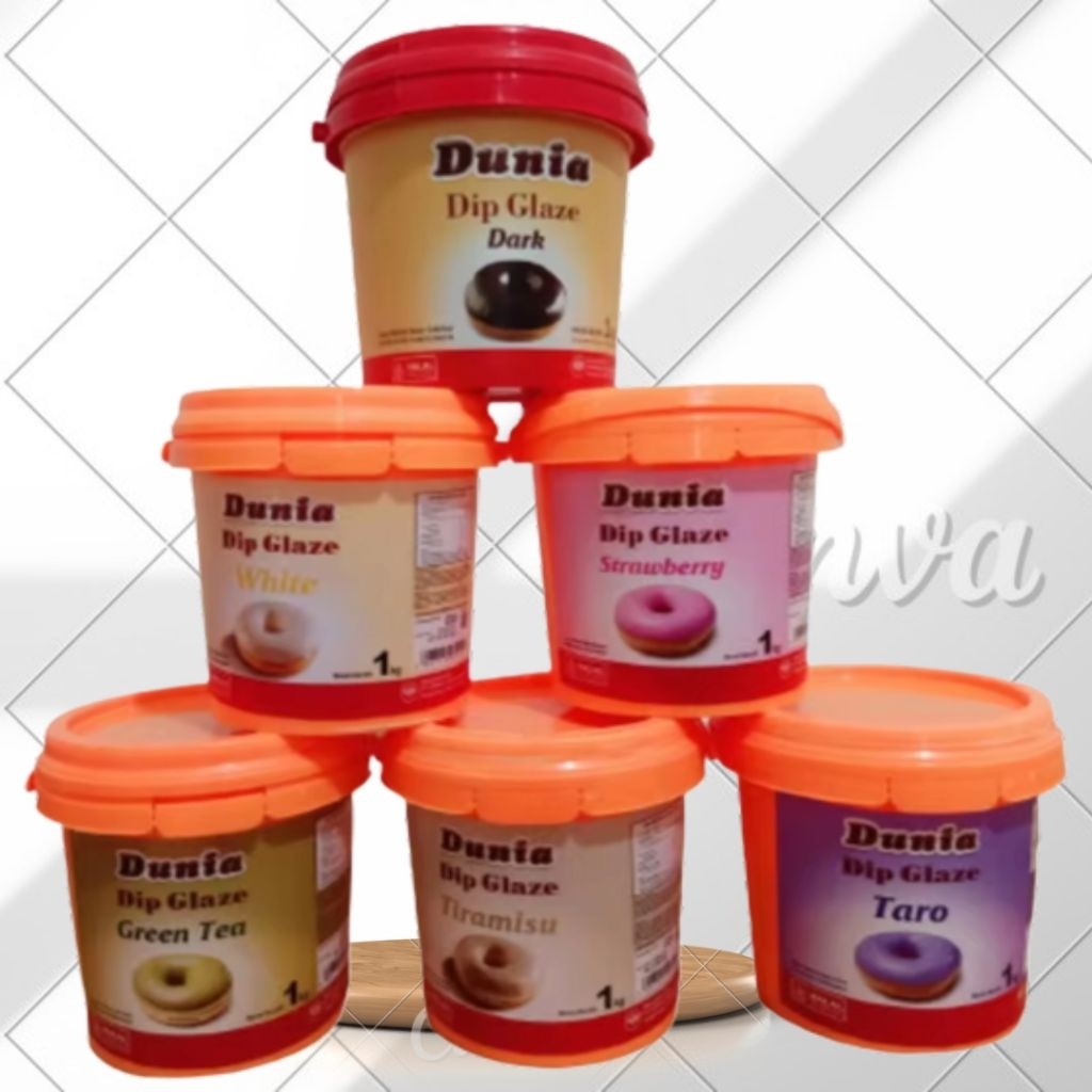 

DUNIA DIP GLAZE TOPPING DONAT MURAH 1KG