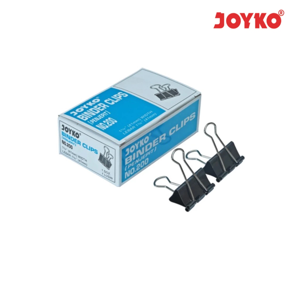 

Klip Penjepit Kertas | Binder Clip Joyko 200 (1PACK)