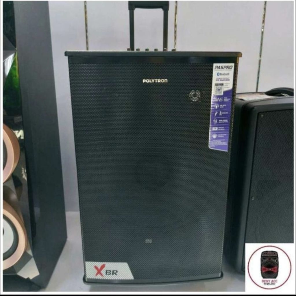 SPEKER AKTIF POLITRON PORTABLE 15INCI PAS PRO 15F7