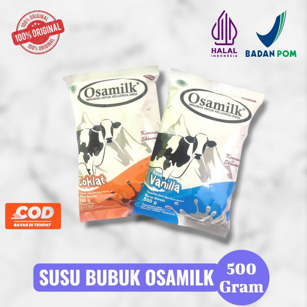 

Osamilk 500 Gr | Susu Penggemuk Badan | Susu Sehat | Susu Penambah Makan