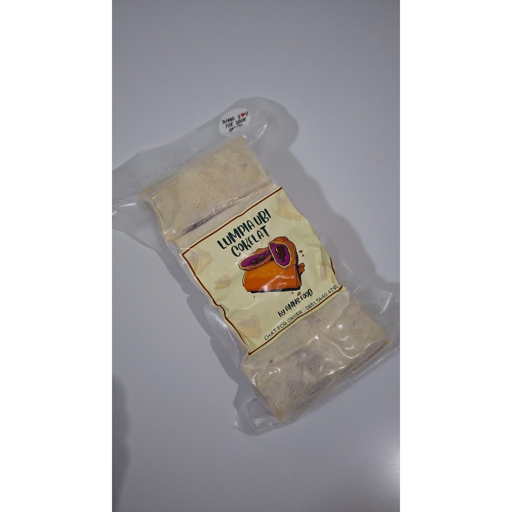 

ANNSFOOD-Lumpia Ubi Cokelat | Isi 8 Pcs