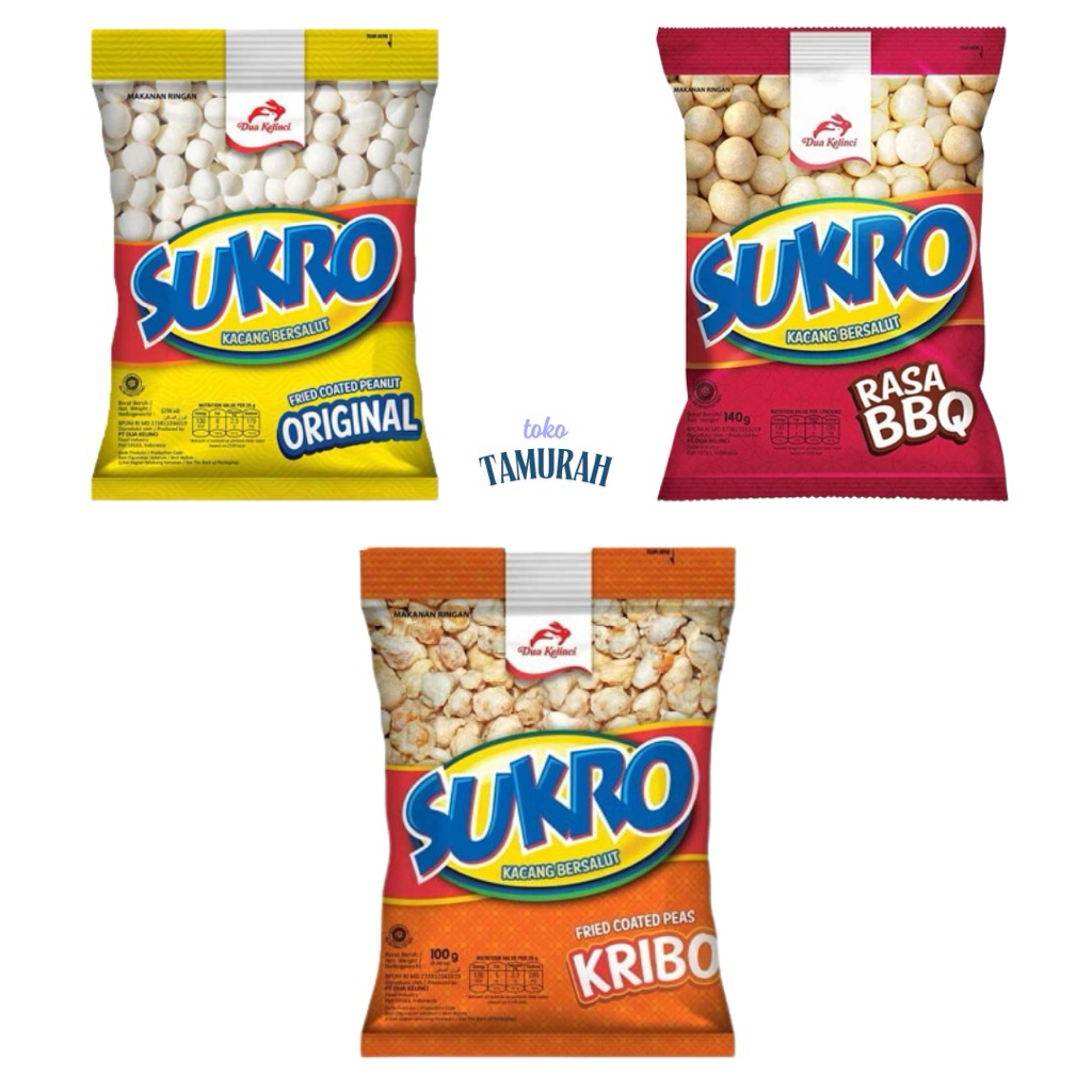 

SNACK KACANG SUKRO ORIGINAL | BBQ | KRIBO