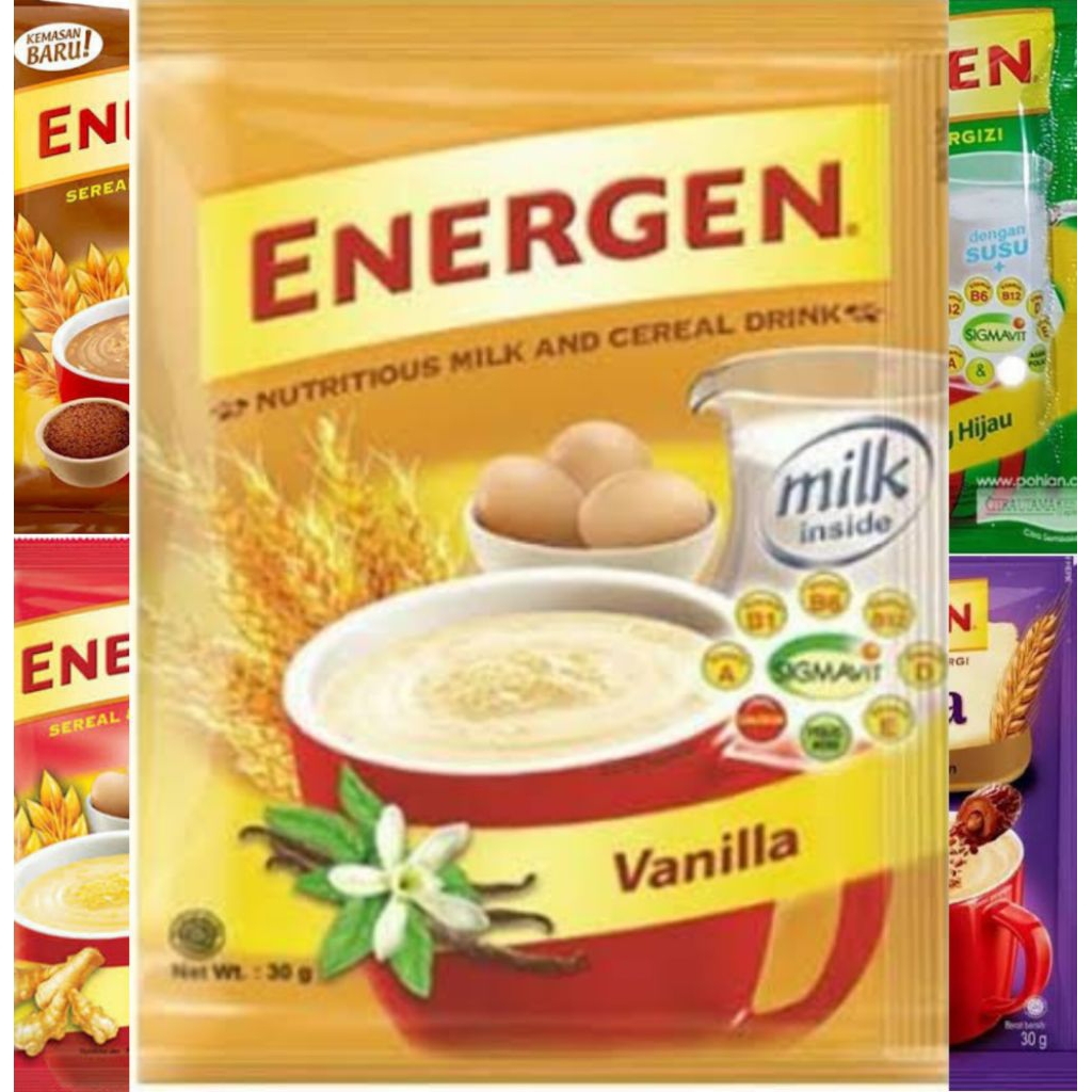 

Energen Susu & Sereal 34g 10 Sachet