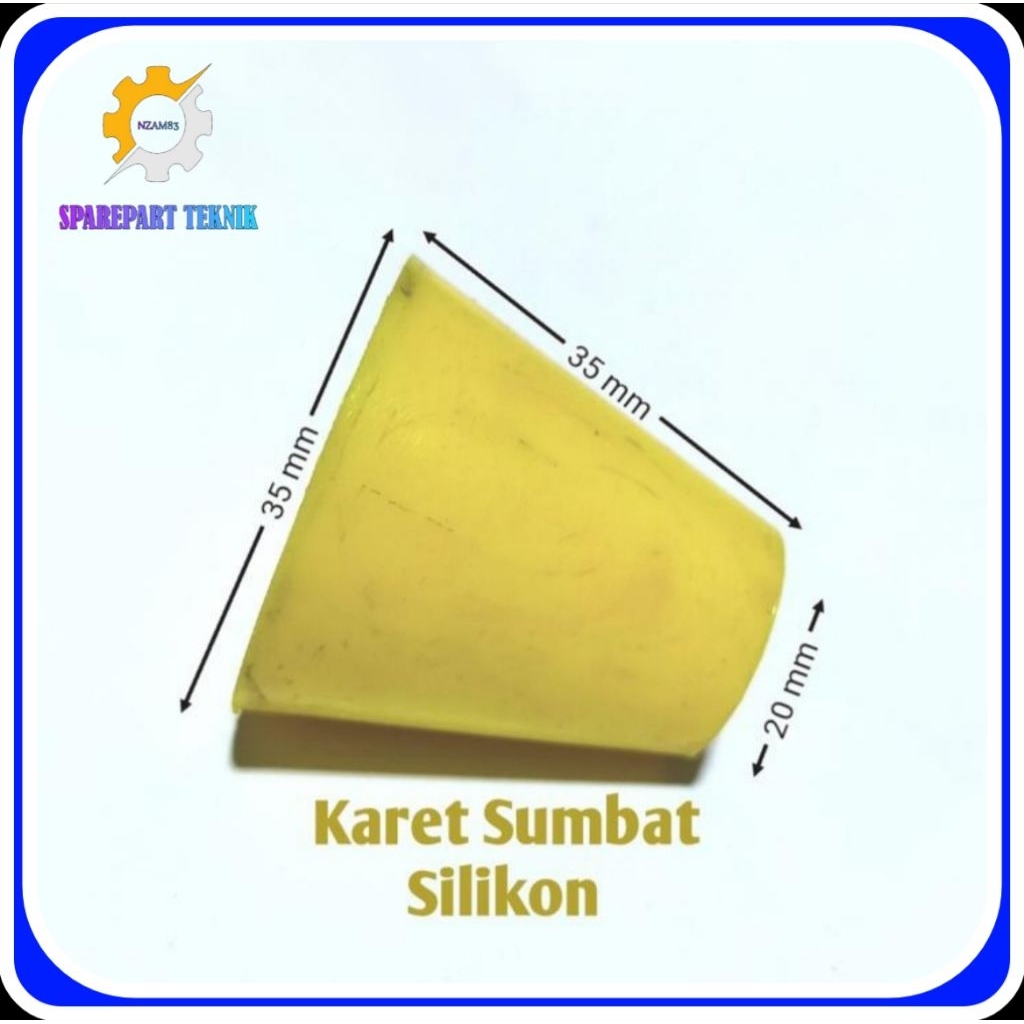 Karet Sumbat 20×35 Karet Penyumbat lubang botol Karet Sumbat Silikon