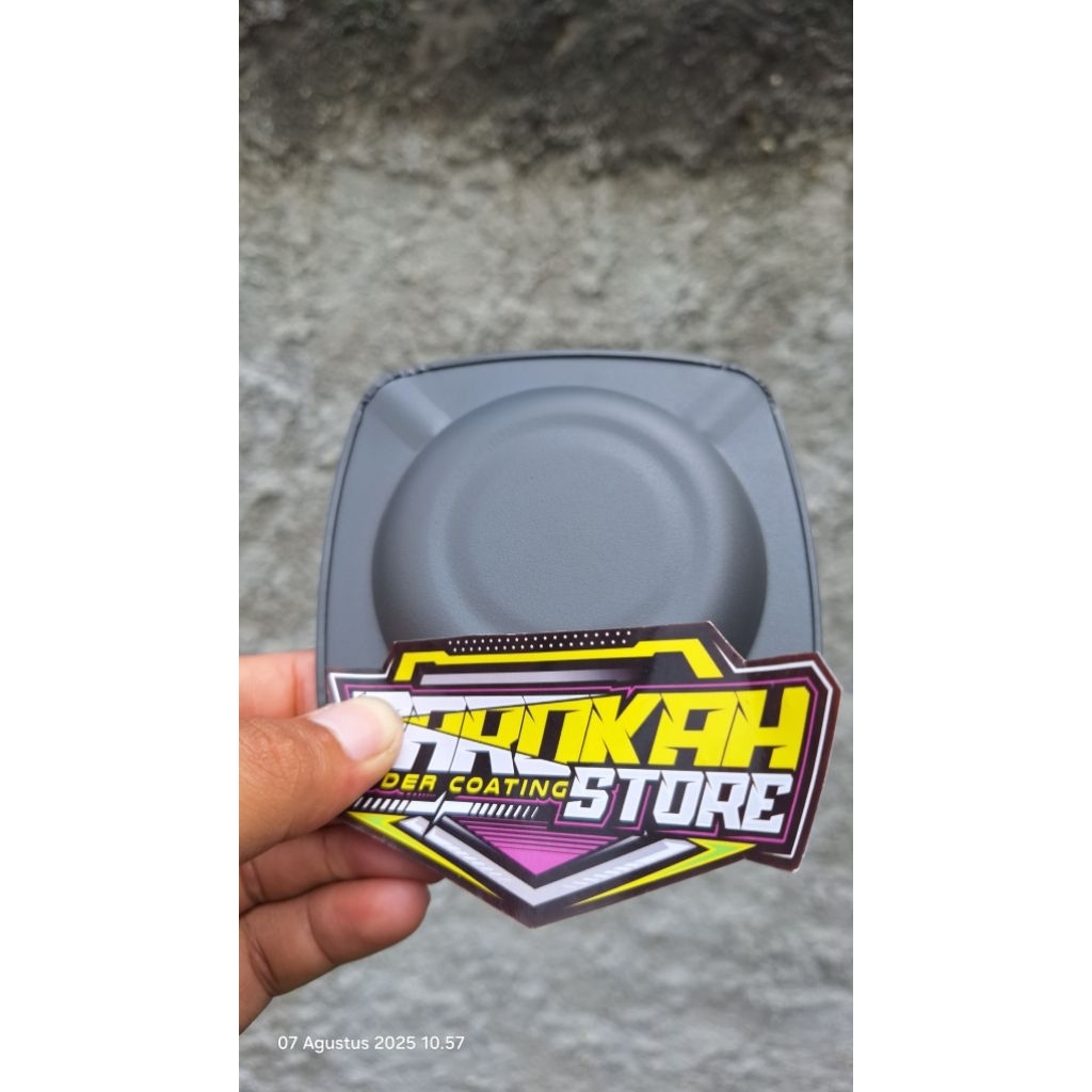 powder coating cat bubuk dark grey sand