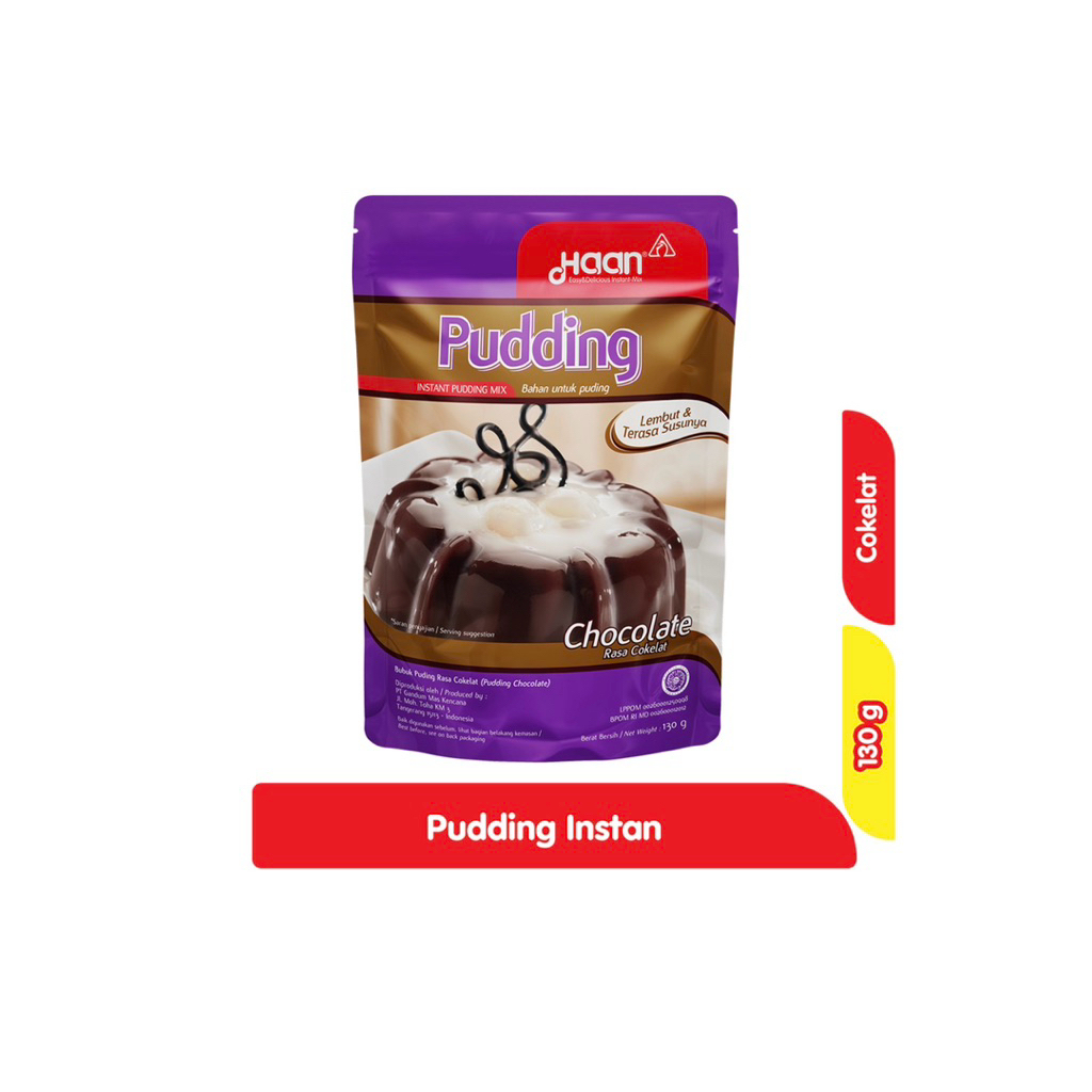 

HAAN puding instan cokelat 130 gram