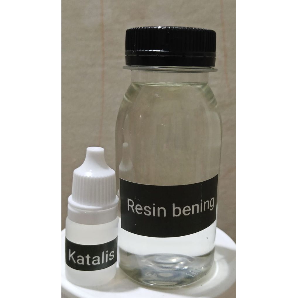 

Resin super bening/ 200 gram/ 250 grm/katalis /5 grm /10 grm/