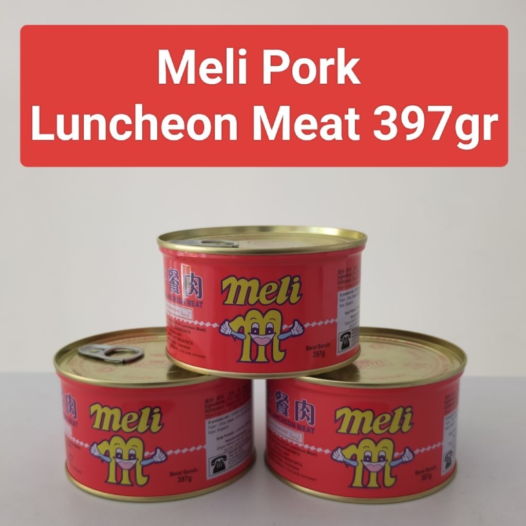 

Meli Pork Luncheon Meat 397gr Exp Mei 2027