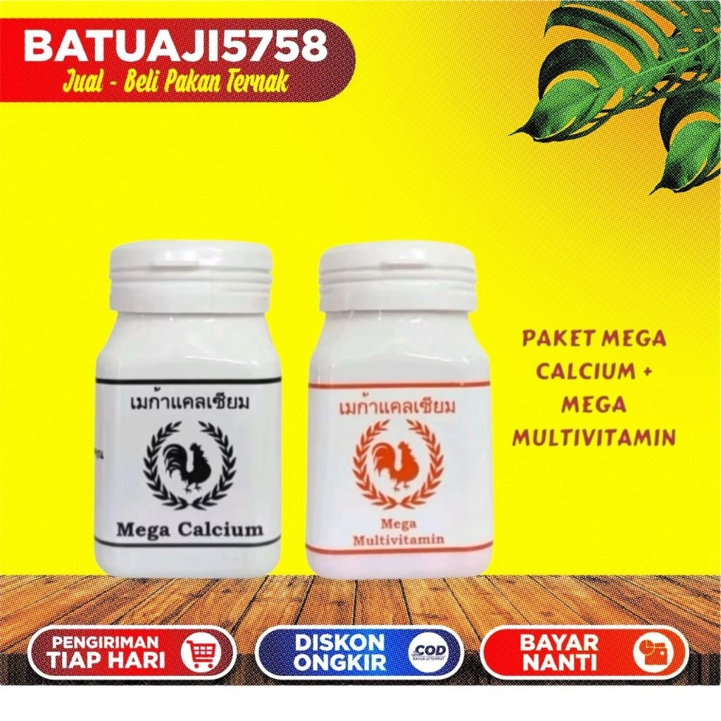 Mega Calcium / Kalsium Untuk Ayam Aduan