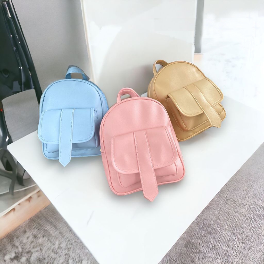 Tas Ransel Wanita Polos Gretha Tas Sekolah Tas Kuliah Cewek Kekinian