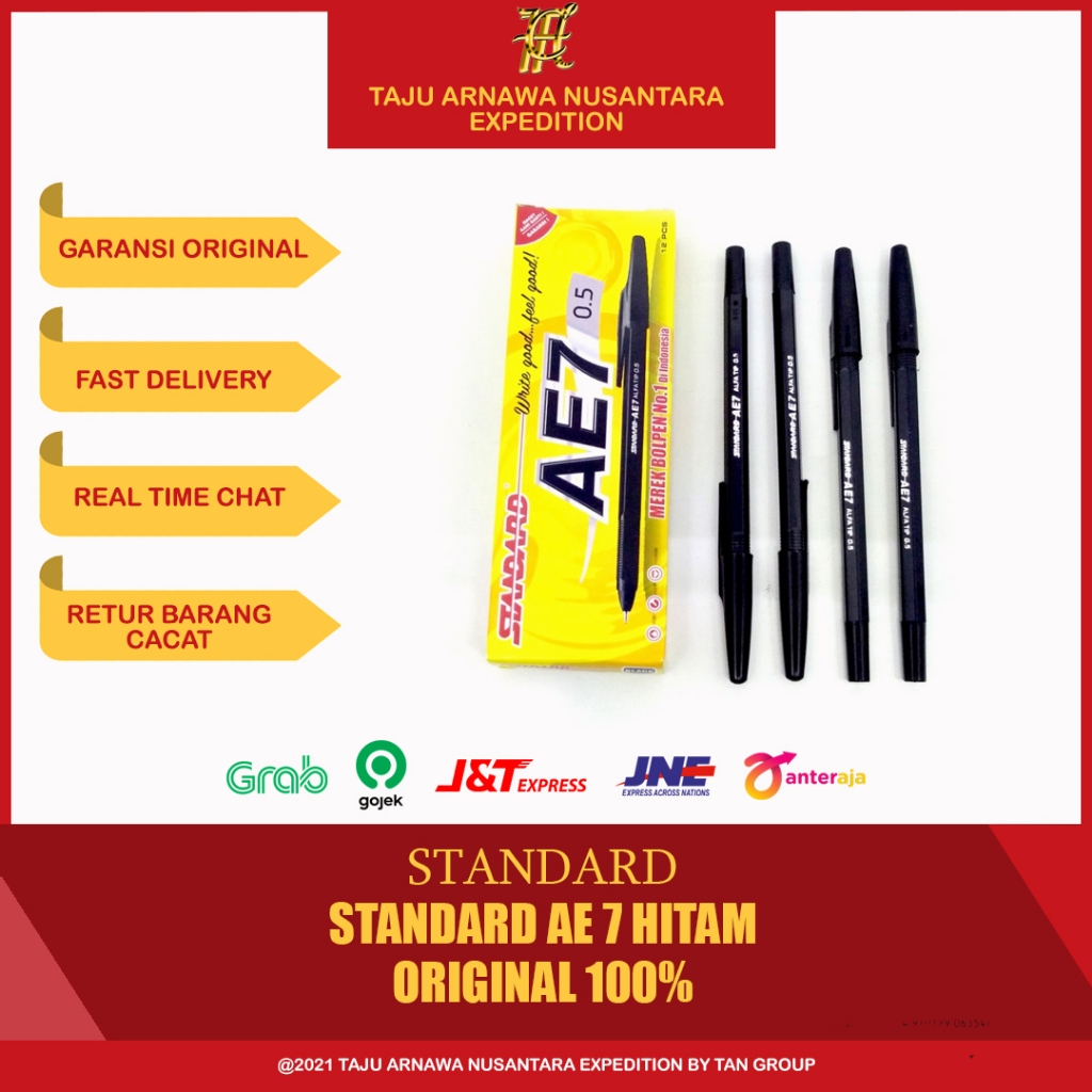 

Ballpoint Standard AE7 Hitam