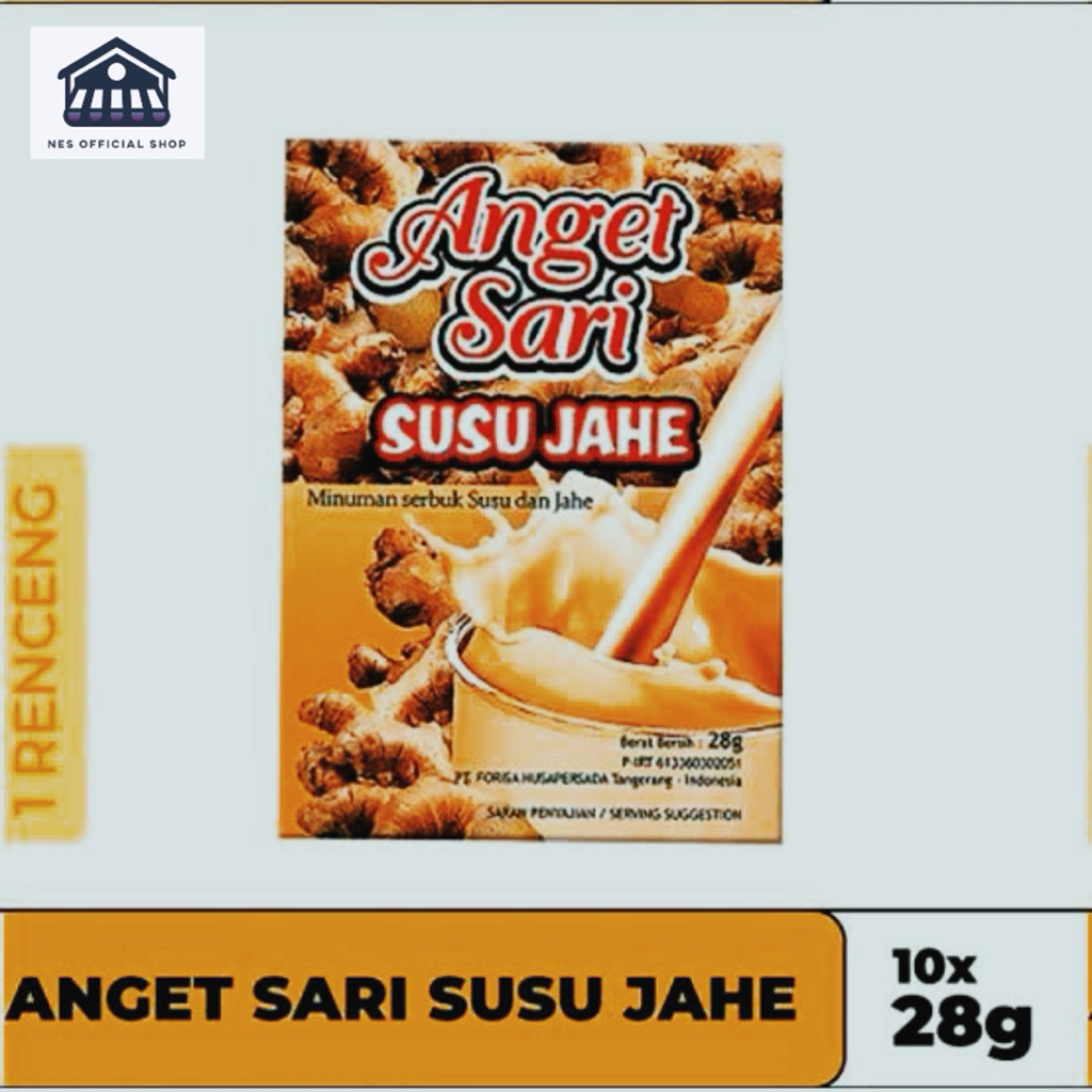 

Anget Sari - Minuman Susu Jahe Instan - Paket 10 Sachet